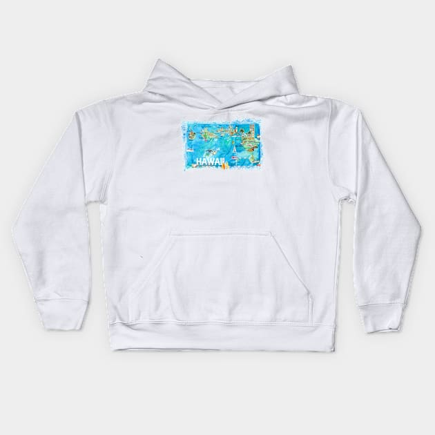 Hawaii Kids Hoodie by artshop77